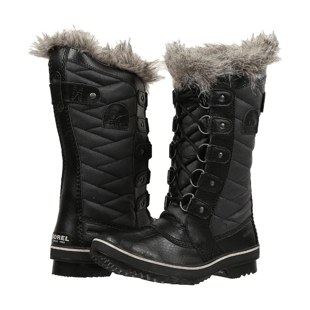 Sorel Women's Tofino Boot Black/Stone Size 8.5